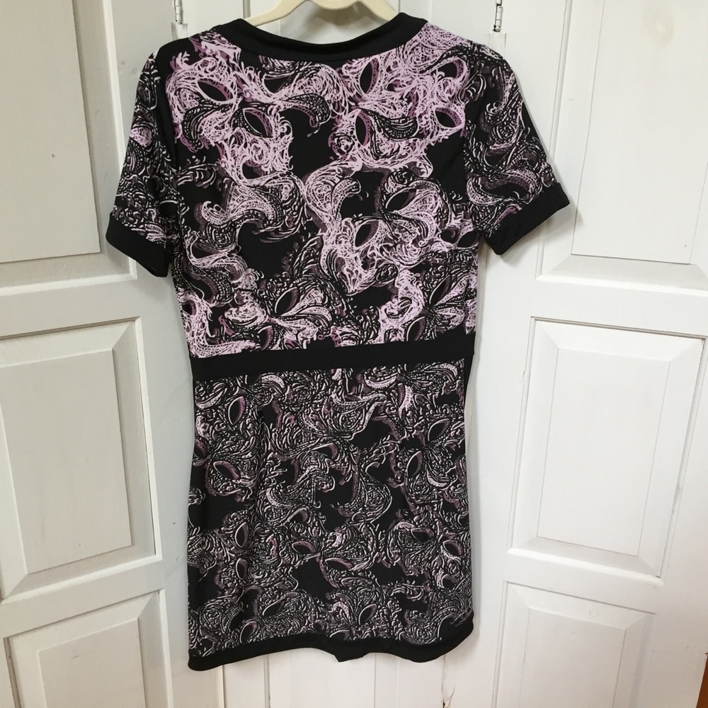 BGBGMaxAzria Purple & Black Paisley Dress - Picture 9 of 15